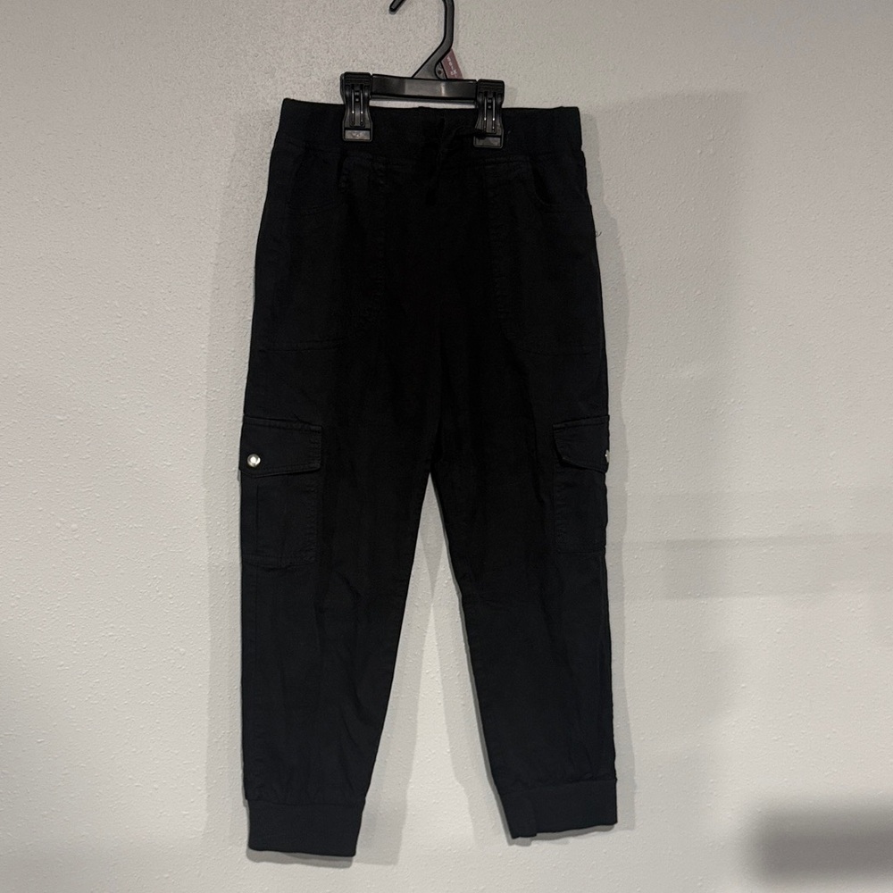 Boys Black Cargo Pants